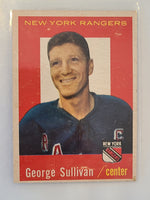 
              1959-60 Topps Hockey #59 George Sullivan NY Rangers
            