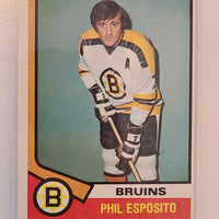 1974-75 Topps #200 Phil Esposito Boston Bruins