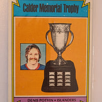1974-75 Topps #252 Denis Potvin Calder Trophy (1)