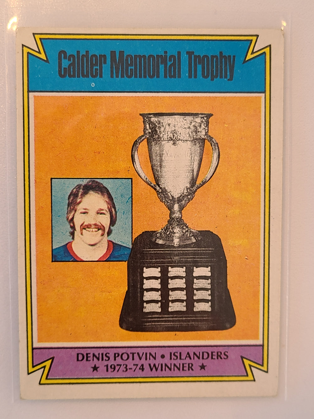 1974-75 Topps #252 Denis Potvin Calder Trophy (2)