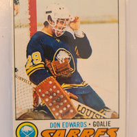 1977-78 Topps #201 Don Edwards Buffalo Sabres