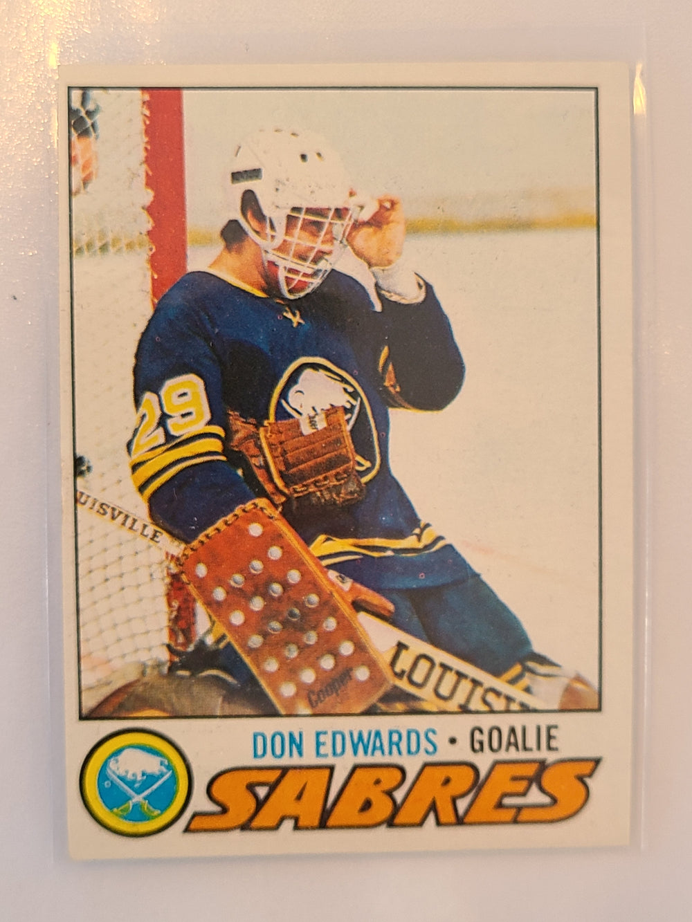 1977-78 Topps #201 Don Edwards Buffalo Sabres