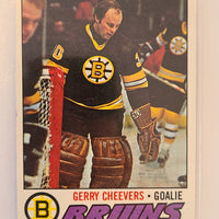 1977-78 Topps #260 Gerry Cheevers Boston Bruins