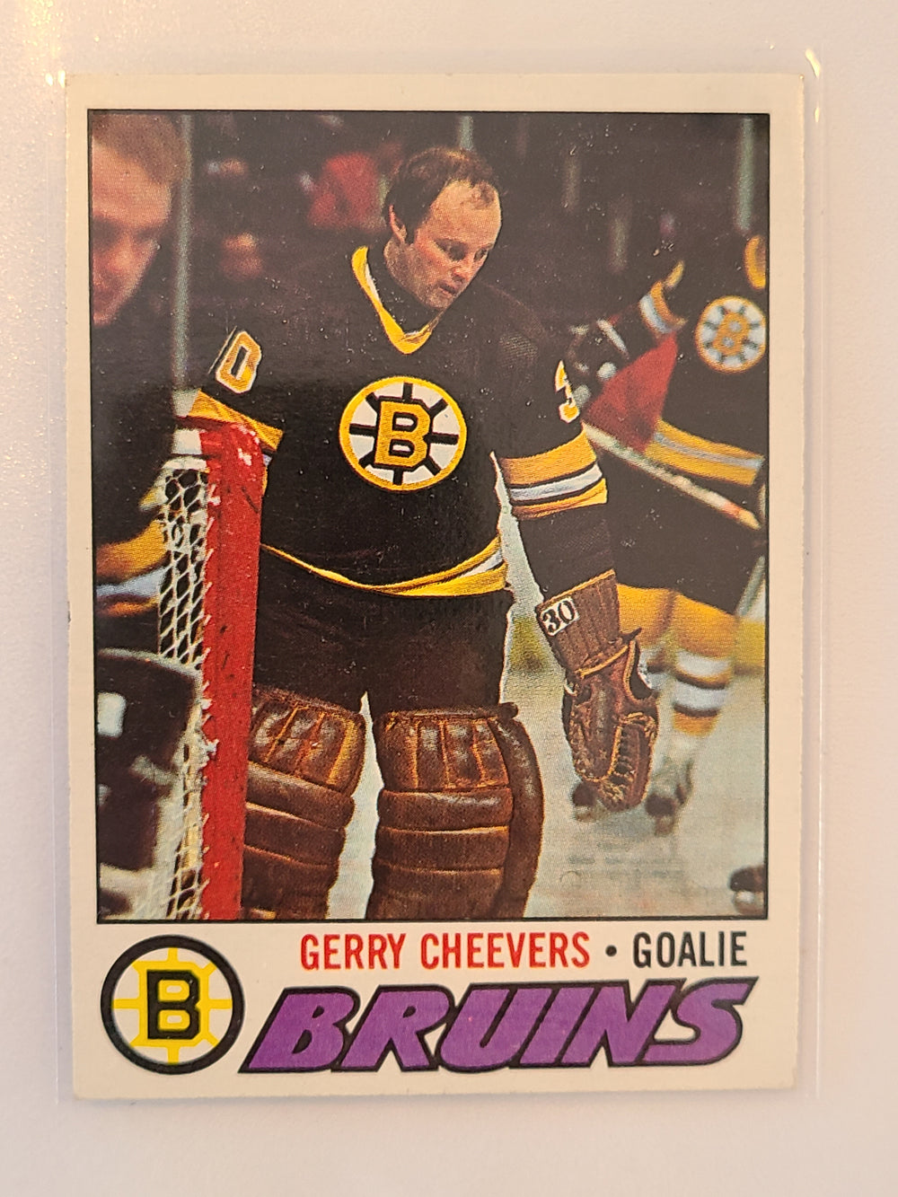 1977-78 Topps #260 Gerry Cheevers Boston Bruins