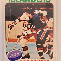 1975-76 Topps #163 Bob Bourne NY Islanders
