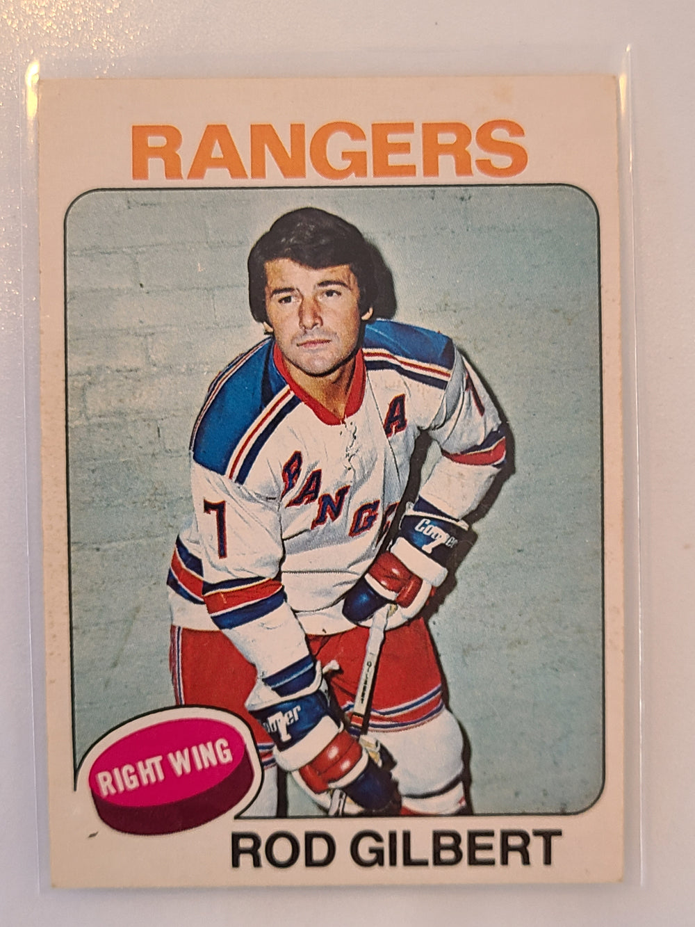 1975-76 OPC #225 Rod Gilbert NY Rangers