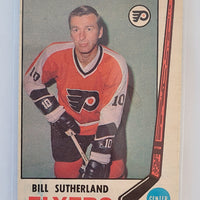1969-70 OPC #172 Bill Sutherland Philadelphia Flyers (2)
