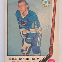 1969-70 OPC #181 Bill McCreary St. Louis Blues (1)