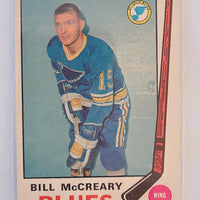 1969-70 OPC #181 Bill McCreary St. Louis Blues (3)