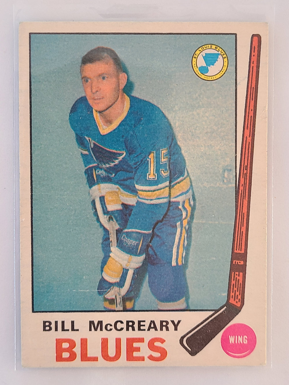 1969-70 OPC #181 Bill McCreary St. Louis Blues (4)