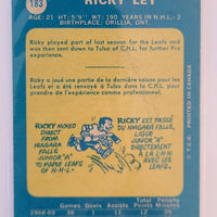 1969-70 OPC #183 Ricky Ley Toronto Maple Leafs RC