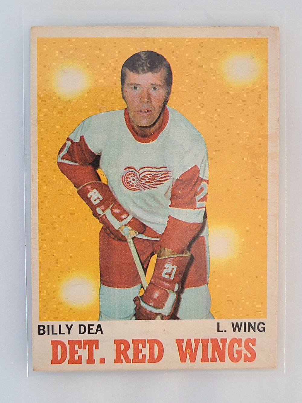 1970-71 OPC #30 Billy Dea Detroit Red Wings