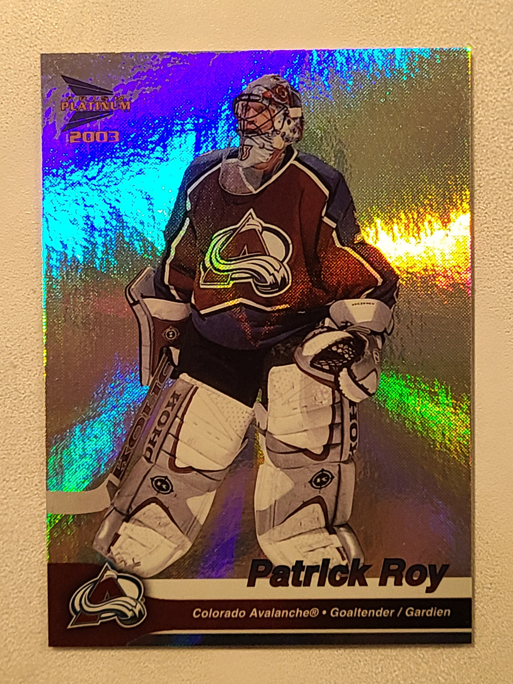 2002-03 McDonalds Hockey #9 Patrick Roy Colorado Avalanche