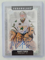 
              2018-19 Chronology Franchise History Auto #FH-DA-MT Marty Turco Dallas Stars
            