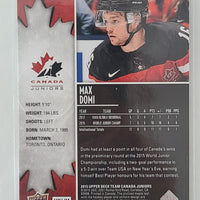 2015-16 Team Canada Juniors Gold Variation #89 Max Domi