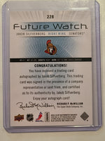 
              2012-13 SP Authentic Future Watch Auto #228 Jakob Silfverberg Ottawa Senators 187/999
            