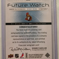 2012-13 SP Authentic Future Watch Auto #228 Jakob Silfverberg Ottawa Senators 187/999