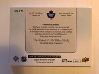 
              2018-19 Chronology 1 in 100 #100-FM Frank Mahovlich Toronto Maple Leafs Auto 36/50
            