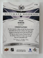 
              2020-21 Ultimate Rookies Jersey #172 Tyler Benson Edmonton Oilers 110/649
            