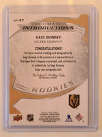 
              2020-21 Ultimate Introductions Auto #UI-27 Gage Quinney Vegas Golden Knights
            