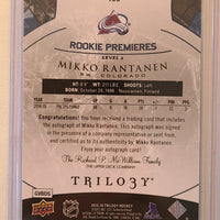 2015-16 Trilogy Rookie Premieres Level 2 #165 Mikko Rantanen Colorado Avalanche 65/199