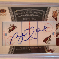 2012-13 Crown Royale Scratching the Surface Auto #SS-BH Brett Hull Phoenix Coyotes