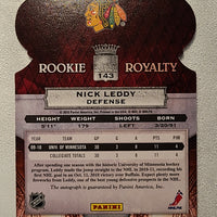 2010-11 Crown Royale Rookie Royalty Auto #143 Nick Leddy Chicago Blackhawks