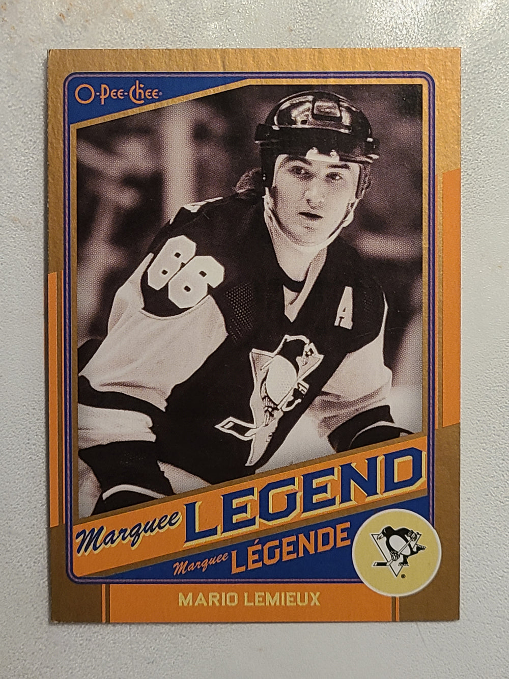 2012-13 OPC Marquee Legends Gold #G9 Mario Lemieux *see photo for condition