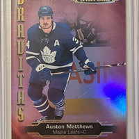 2020-21 Stature Gravitas Red #G-25 Auston Matthews Toronto Maple Leafs 29/75