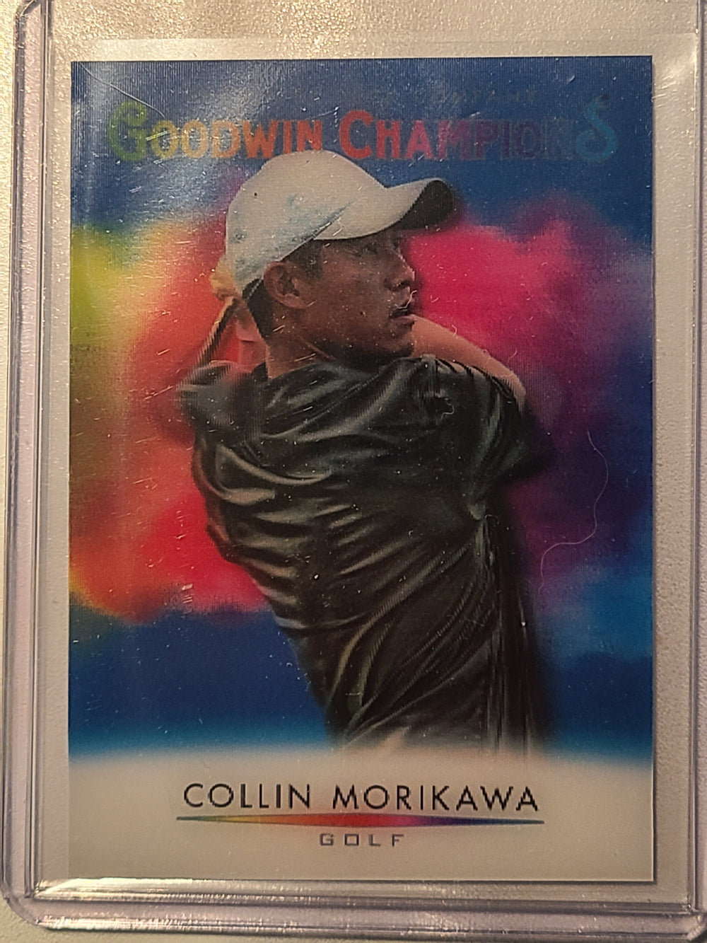 2021 Goodwin Champions Splash of Color #LS-CM Collin Morikawa Golf