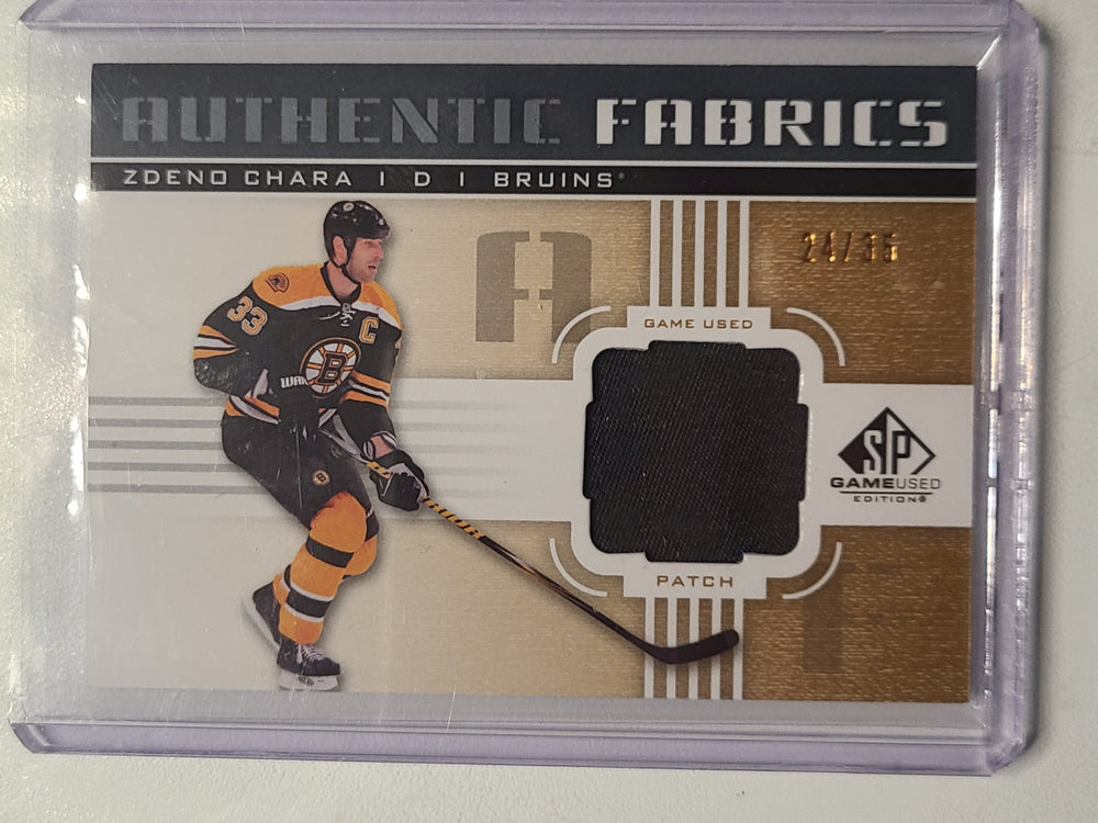 2011-12 SP Game Used Patch #AF-ZC Zdeno Chara Boston Bruins 24/35