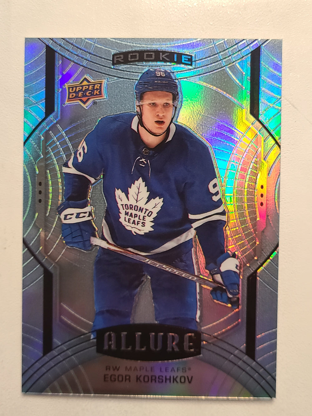 2020-21 Allure Rookie Double Rainbow #111 Egor Korshkov Toronto Maple Leafs