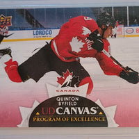 2021-22 Upper Deck Series 2 Team Canada POE Canvas #C256 Quinton Byfield