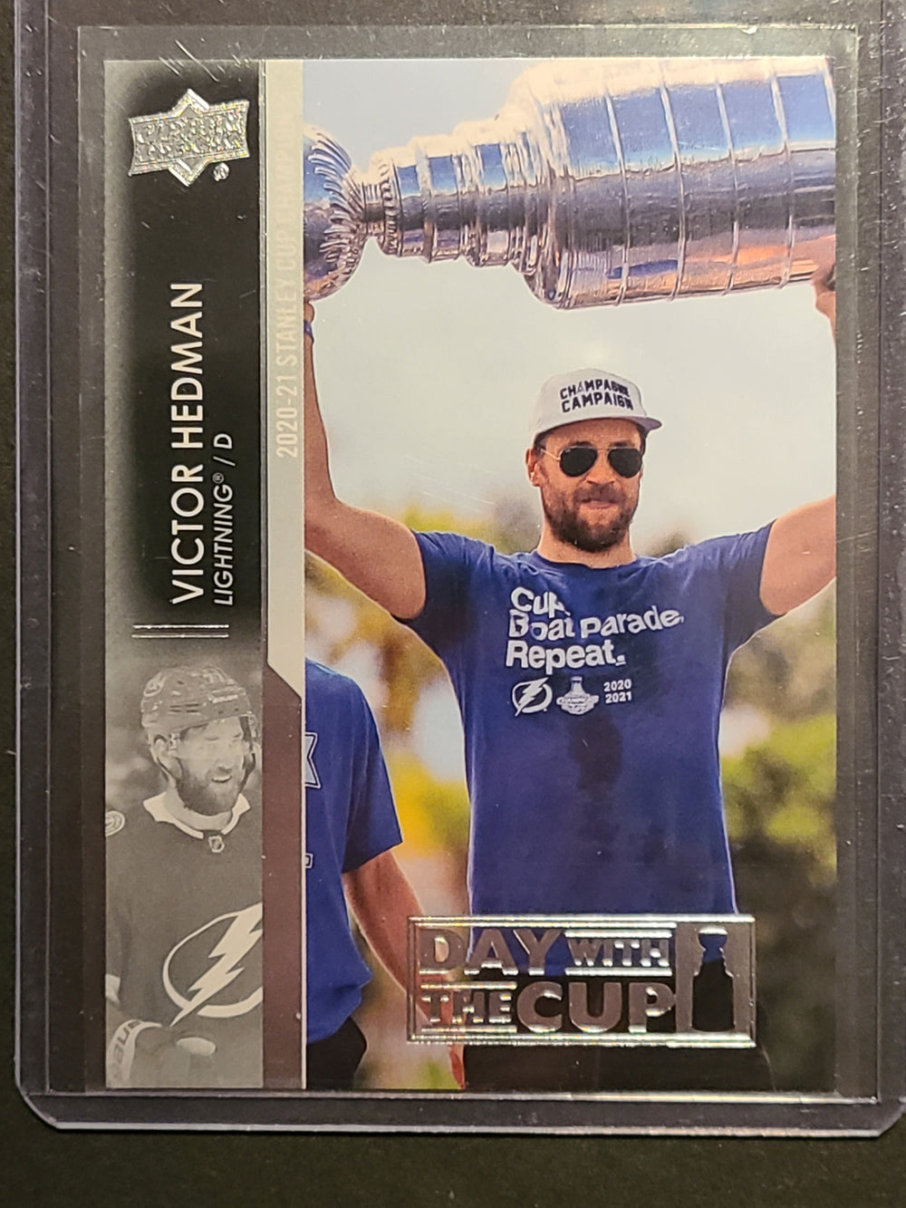 2021-22 Upper Deck Day With The Cup #DC-3 Victor Hedman Tampa Bay Lightning