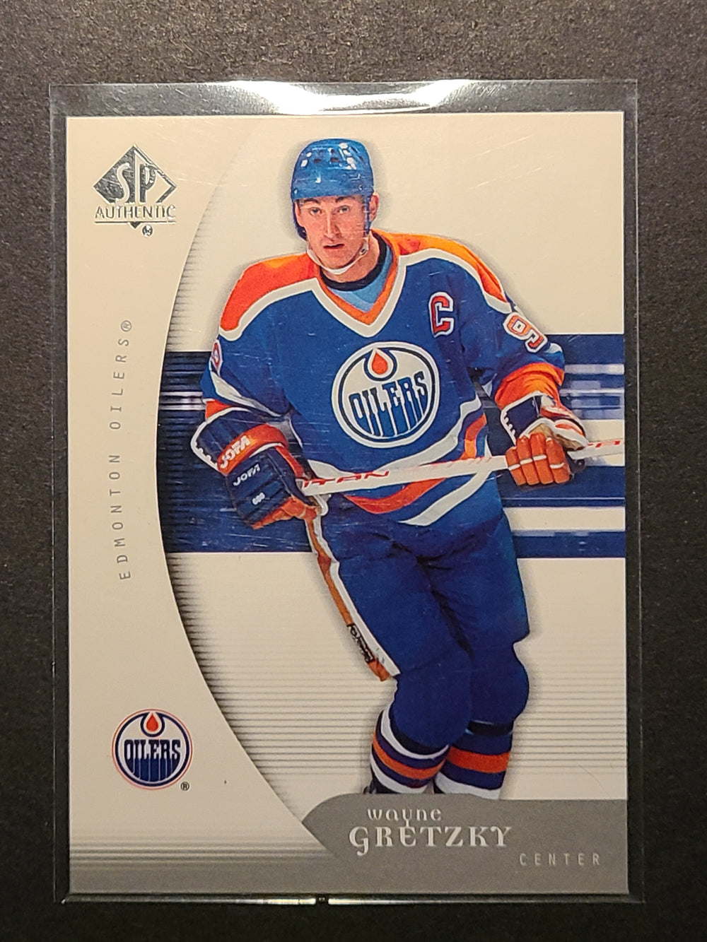 2005-06 SP Authentic Base Cards #42 Wayne Gretzky Edmonton Oilers