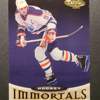 2000-01 Upper Deck Heroes Hockey Immortals #126 Wayne Gretzky Edmonton Oilers