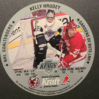 1992-93 Kraft Peanut Butter Card/Disc Bill Ranford/Kelly Hrudey