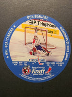 
              1992-93 Kraft Peanut Butter Card/Disc Bob Essensa/Don Beaupre
            