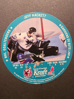
              1992-93 Kraft Peanut Butter Card/Disc Jeff Hackett/Kirk McLean
            