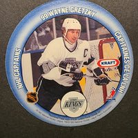 1993-94 Kraft Hockey Card/Disk Wayne Gretzky/Wendel Clark