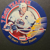 1995-96 Kraft Hockey Card/Disk Keith Tkachuk Winnipeg Jets