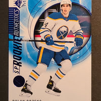 2020-21 SP Hockey SP Rookie Authentics Blue and Red (/799) Parallel (List)