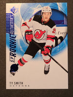
              2020-21 SP Hockey SP Rookie Authentics Blue and Red (/799) Parallel (List)
            