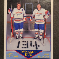 1991-92 Score Bilingual CAD #385 Dynamic Duo Eric Lindros Rob Pearson
