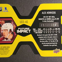 2021-22 Upper Deck Extended UD3 Future Impact #UD3-46 Alex Newhook Colorado Avalanche 974/1000