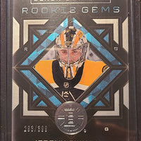 2021-22 Black Diamond Rookie Gems #RG-JS Jeremy Swayman Boston Bruins 293/299