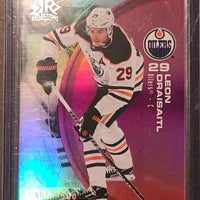 2021-22 Upper Deck Extended Reflections Ruby Parallel #16 Leon Draisaitl Edmonton Oilers 185/500