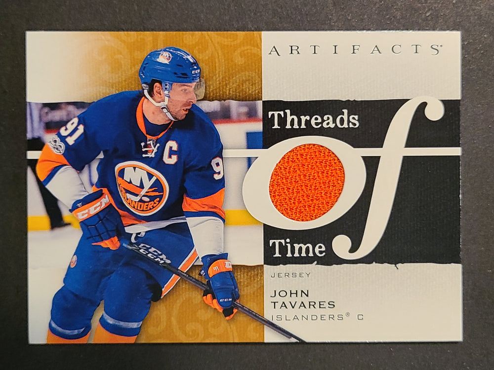 2021-22 Artifacts Threads of Time #TT-TA John Tavares NY Islanders