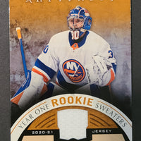 2021-22 Artifacts Year One Rookie Sweaters RS-IS Ilya Sorokin NY Islanders