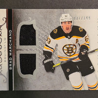 2021-22 Artifacts Horizontal Material Relic Stars #134 Brad Marchand Boston Bruins 31/149